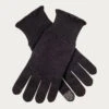 Men’s Black Touch Screen Cashmere Gloves