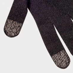 Elegant Scarf Store -Elegant Scarf Store black cashmere touch gloves 2