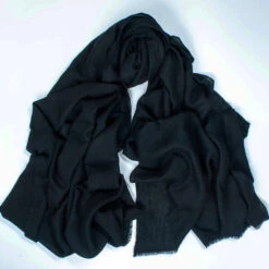Sable Black Gossamer Cashmere Shawl -Elegant Scarf Store black gossamer cashmere shawl