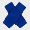Ladies Sapphire Blue Cashmere Mittens -Elegant Scarf Store blue cashmere mittens 1