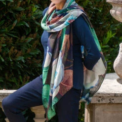 The Liberty Print Floral Quartet - Botanical Dream Cashmere And Silk Wrap -Elegant Scarf Store botanical 2 bf1d2e39 c431 4f6d 9569 87b20dc98fe6