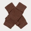 Ladies Auburn Brown Cashmere Mittens 1 Ladies Auburn Brown Cashmere Mittens -Elegant Scarf Store brown cashmere mittens 1