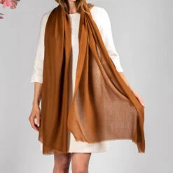 Auburn Lights Cashmere And Silk Wrap -Elegant Scarf Store brown cashmere silk wrap 2 32fdd60d 2080 4338 8983 015b8a44742c