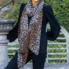 Brown Leopard Print Cashmere And Silk Scarf -Elegant Scarf Store brown leopard print cashmere wrap 4 d8e58d5f 207f 45f4 a108 6edb1ec3019a