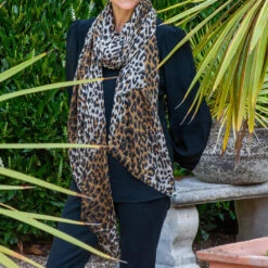 Brown Leopard Print Cashmere And Silk Scarf 25 Brown Leopard Print Cashmere And Silk Scarf -Elegant Scarf Store brown leopard print cashmere wrap 5 9c655a85 05d9 4224 ae0f 2404f3fb4166