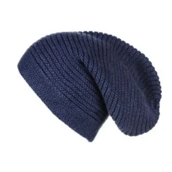 Navy Cashmere Slouch Beanie -Elegant Scarf Store cashmere beanie navy L 7f19e651 ba24 4af1 af31 70428566b94a