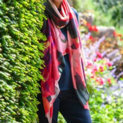 The Liberty Print Floral Quartet - Chatsworth Bloom Cashmere And Silk Wrap -Elegant Scarf Store chatsworth 3 482f8973 23be 496f a106 c70754539320
