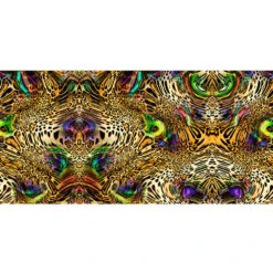 Echoes Of The Wild - Jungle Mirage Cashmere And Silk Wrap -Elegant Scarf Store echoes wild leopard peacock 6