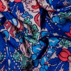 PRE ORDER: The Liberty ‘Art Nouveau’ Quintet - Electric Nouveau Cashmere And Silk Wrap -Elegant Scarf Store electric print cashmere wrap 5