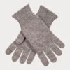 Men’s Grey Touch Screen Cashmere Gloves -Elegant Scarf Store grey cashmere touch gloves