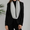 Superluxe Silver Grey Italian Cashmere Double Snood 1 Superluxe Silver Grey Italian Cashmere Double Snood -Elegant Scarf Store grey rib knit cashmere snood 1 145f8f14 e3ec 443f 946c eaee2c31130a