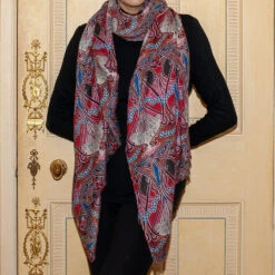 PRE ORDER: The Liberty ‘Art Nouveau’ Quintet - Ianthe Cashmere And Silk Wrap 8 PRE ORDER: The Liberty ‘Art Nouveau’ Quintet - Ianthe Cashmere And Silk Wrap -Elegant Scarf Store ianthe print cashmere wrap 2