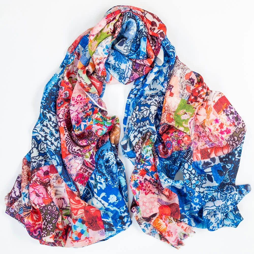 The Liberty ‘Archive Patchwork’ Trilogy - Patchwork Of Patchwork Cashmere And Silk Wrap 6 The Liberty ‘Archive Patchwork’ Trilogy - Patchwork Of Patchwork Cashmere And Silk Wrap - Image 4