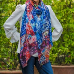 The Liberty ‘Archive Patchwork’ Trilogy - Patchwork Of Patchwork Cashmere And Silk Wrap 16 The Liberty ‘Archive Patchwork’ Trilogy - Patchwork Of Patchwork Cashmere And Silk Wrap -Elegant Scarf Store liberty patchwork print cashmere silk wrap 6