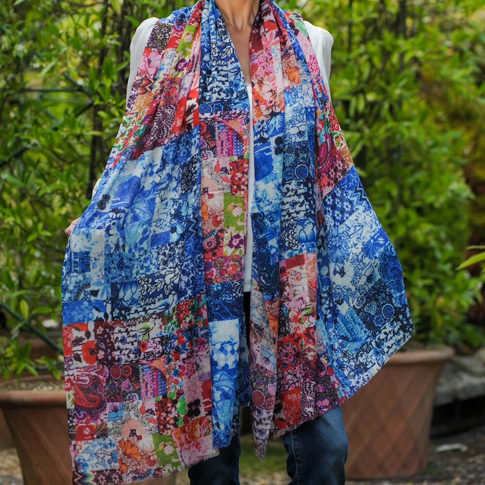 The Liberty ‘Archive Patchwork’ Trilogy - Patchwork Of Patchwork Cashmere And Silk Wrap 3 The Liberty ‘Archive Patchwork’ Trilogy - Patchwork Of Patchwork Cashmere And Silk Wrap