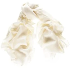 Classic Ivory Cashmere And Silk Wrap -Elegant Scarf Store light cream cashmere wrap 1
