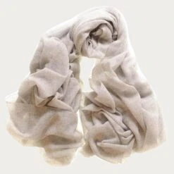 Dove Grey Gossamer Cashmere Shawl -Elegant Scarf Store light grey cashmere scarf