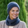 Navy Luxe Italian Cashmere Beanie -Elegant Scarf Store navy cashmere beanie 1 ced5dbfd 8486 47d2 b0fc 72599330a0d0