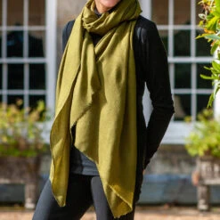 Olive Tree Cashmere And Silk Wrap