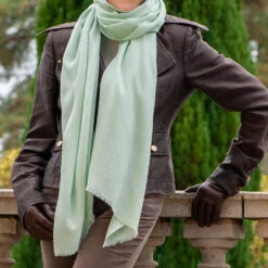 Opal Cashmere And Silk Wrap 9 Opal Cashmere And Silk Wrap -Elegant Scarf Store opal green cashmere silk wrap 3