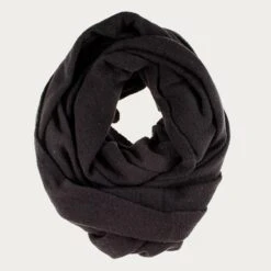Black Double Size Knitted Cashmere Snood -Elegant Scarf Store oversized black cashmere snood ff826936 820a 46e2 b2ec c2f088f6155d