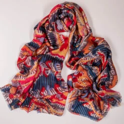 The Liberty Print Quartet – The Paisley Cashmere And Silk Wrap -Elegant Scarf Store paisley print cashmere silk wrap 1