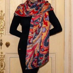 The Liberty Print Quartet – The Paisley Cashmere And Silk Wrap -Elegant Scarf Store paisley print cashmere wrap 1