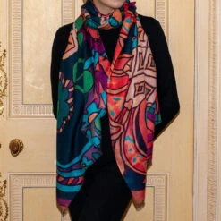 The Liberty Print Quartet – The Pineapple Cashmere And Silk Wrap