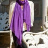 Vibrant Violet Modal Wrap 1 Vibrant Violet Modal Wrap -Elegant Scarf Store purple modal wrap 1