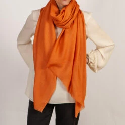 The Spice Route Quintet - Mixed Spice Cashmere And Silk Wrap -Elegant Scarf Store saffron cashmere silk wrap 1