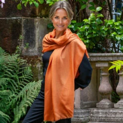 The Spice Route Quintet - Mixed Spice Cashmere And Silk Wrap -Elegant Scarf Store saffron cashmere silk wrap 5