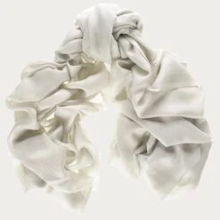 Diamond White Cashmere And Silk Wrap -Elegant Scarf Store silver cashmere scarf