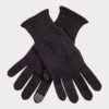 Ladies Black Touch Screen Cashmere Gloves -Elegant Scarf Store womens black cashmere touch gloves 1