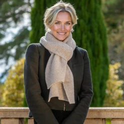 Superluxe Dove Grey Italian Cashmere Scarf -Elegant Scarf Store womens grey cashmere scarf 3