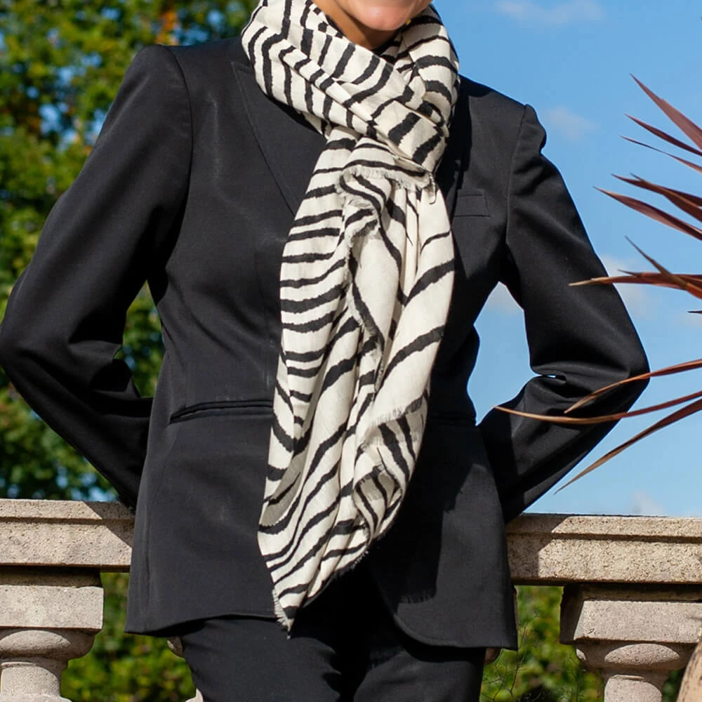 Elegant Scarf Store 16 Elegant Scarf Store -Elegant Scarf Store zebra print cashmere scarf 2
