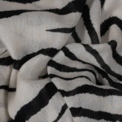Black And White Zebra Print Cashmere And Silk Wrap -Elegant Scarf Store zebra print cashmere wrap 6
